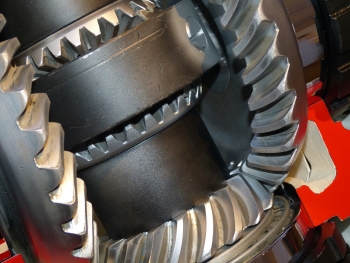 Close Up of Car Transmission