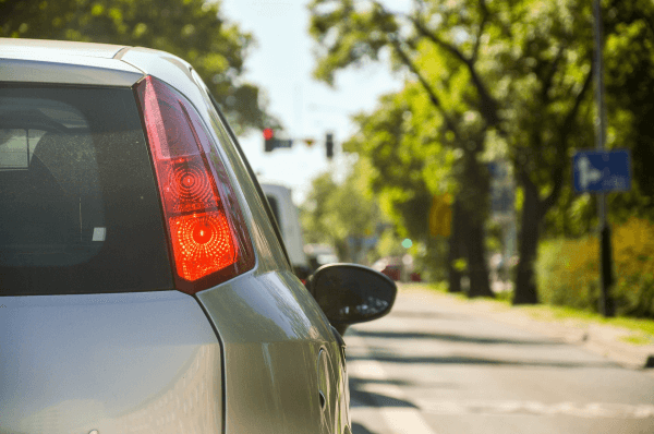 car on the road